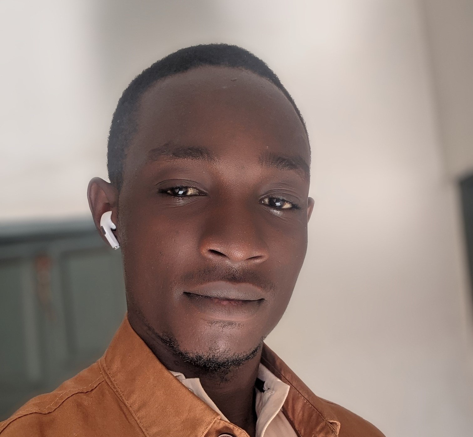 Prince smiling at the camera