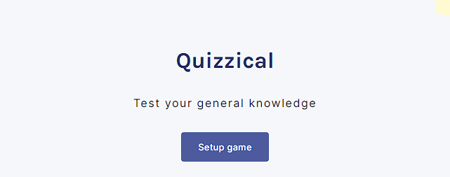 Quizzical app screenshot